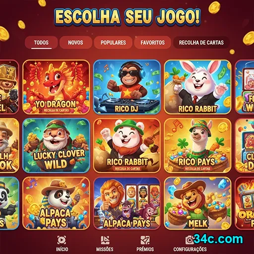 Acesso móvel seguro ao cassino ao vivo 34c.com